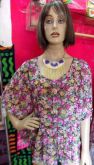 Blusa floral estilo bata