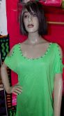 Blusa verde limão com spikes
